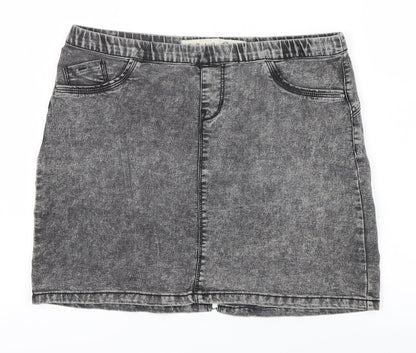 Womens UK Size 10 Denim Co. Straight & Pencil Denim Skirt