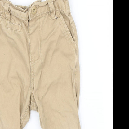 Little Rebel Boys Beige   Capri Trousers Size 18-24 Months