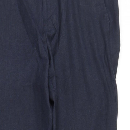 George Mens Blue   Trousers  Size 35 in L28 in