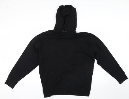Mens UK Size S ASOS Black Pullover Hoodie