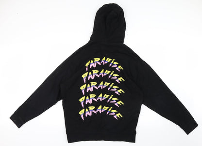 Mens UK Size S ASOS Black Pullover Hoodie