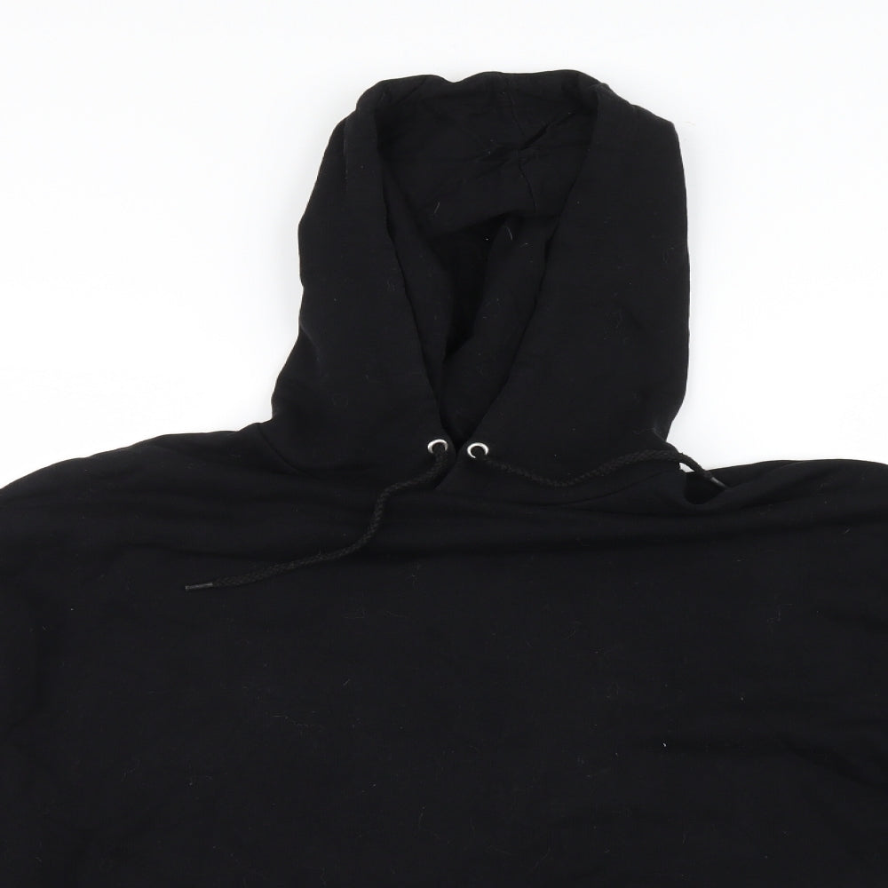 Mens UK Size S ASOS Black Pullover Hoodie