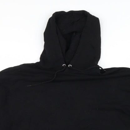 Mens UK Size S ASOS Black Pullover Hoodie