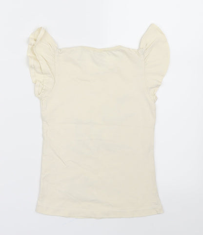 Store Twenty One Girls Ivory   Basic T-Shirt Size 3-4 Years