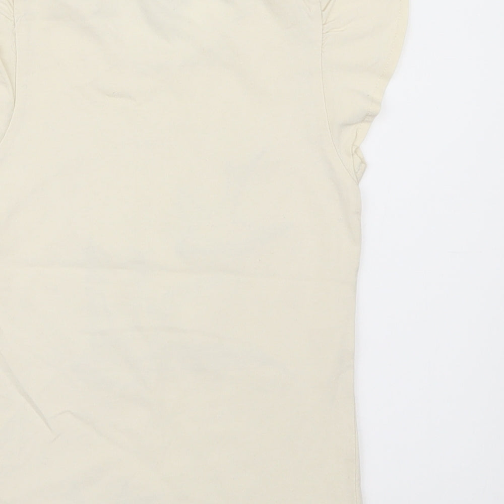 Store Twenty One Girls Ivory   Basic T-Shirt Size 3-4 Years