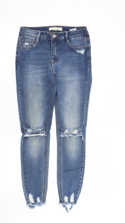 Preworn Womens Blue   Skinny Jeans Size M L26 in