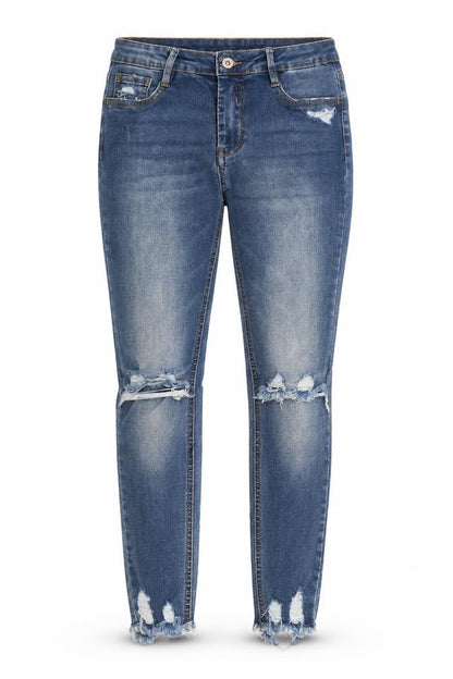 Womens Blue   Skinny Jeans Size M L26 in