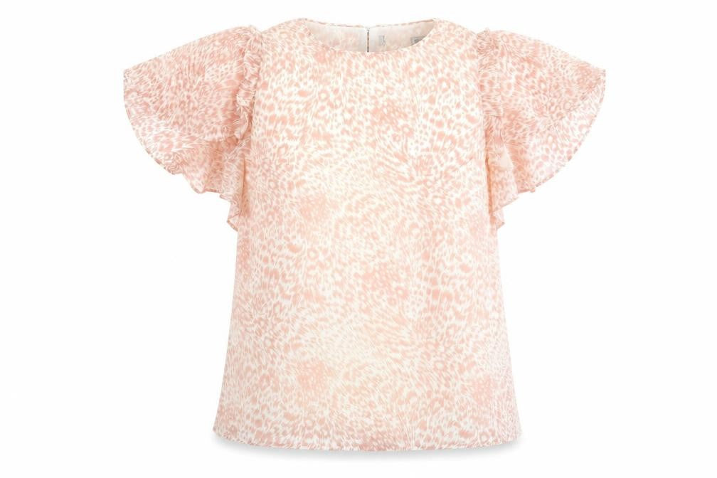 Womens UK Size 10 Preworn Pink Basic Blouse