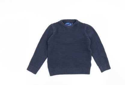 Blue Zoo Boys Blue   Pullover Jumper Size 5-6 Years