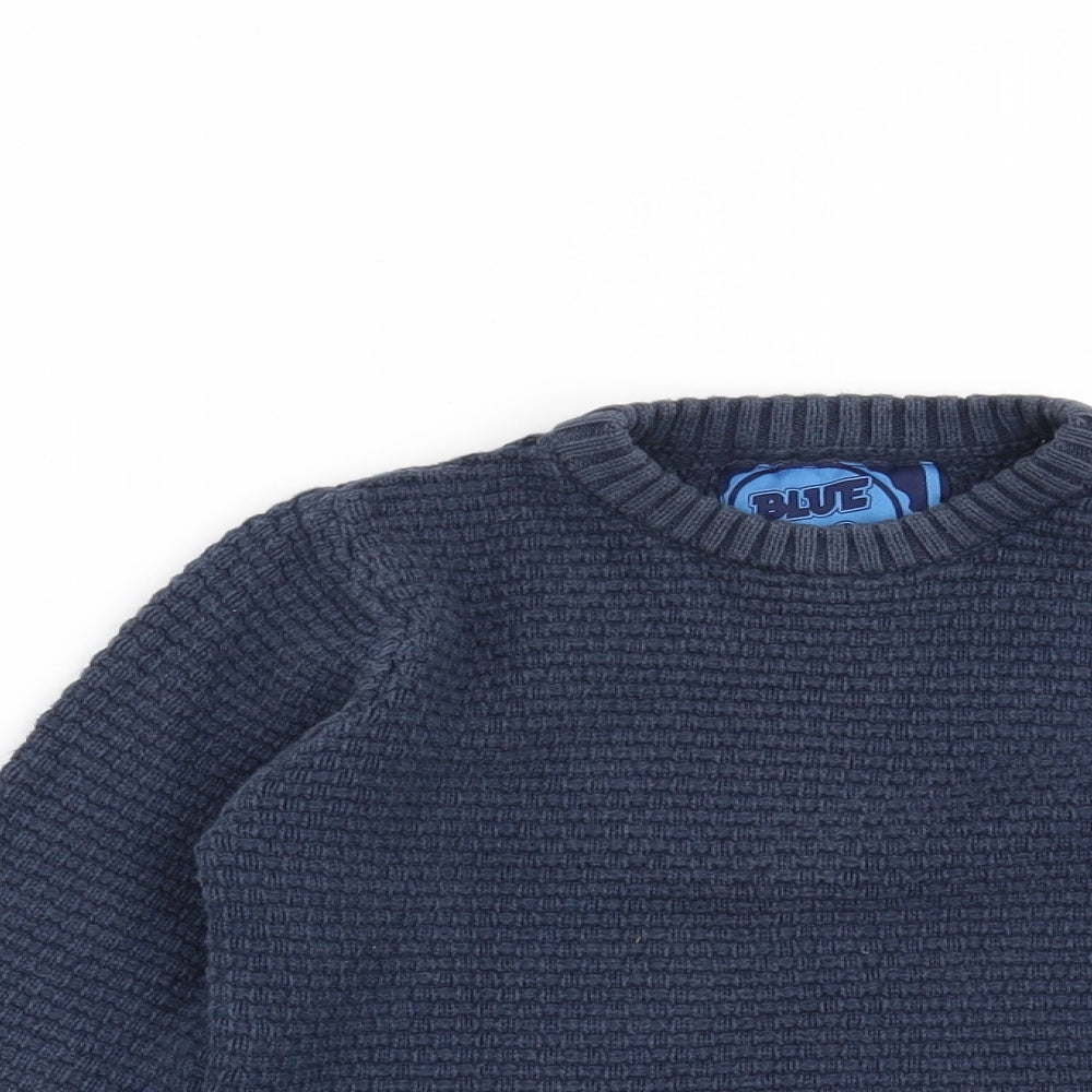 Blue Zoo Boys Blue   Pullover Jumper Size 5-6 Years