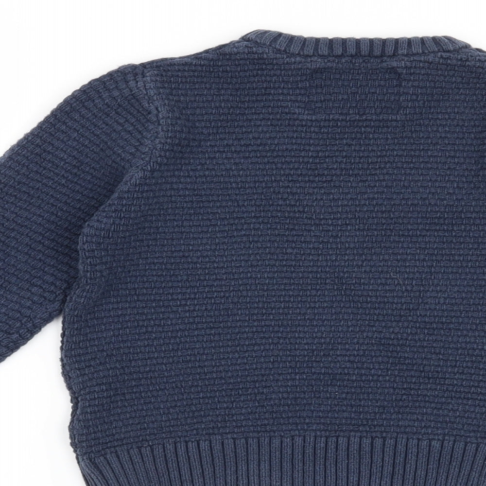 Blue Zoo Boys Blue   Pullover Jumper Size 5-6 Years