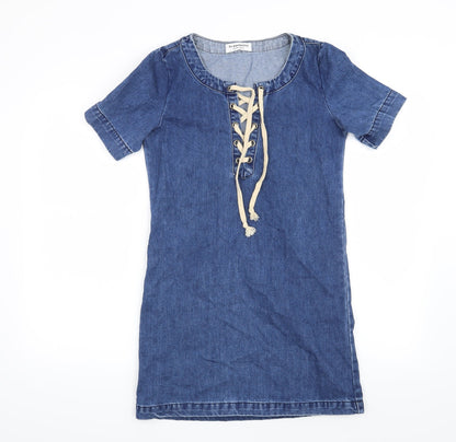 Glamourous Womens Blue   Shift  Size XS