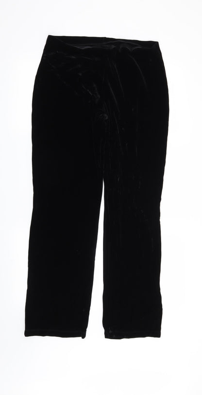 Womens UK Size 14 Marks and Spencer Regular Fit  Black Trousers