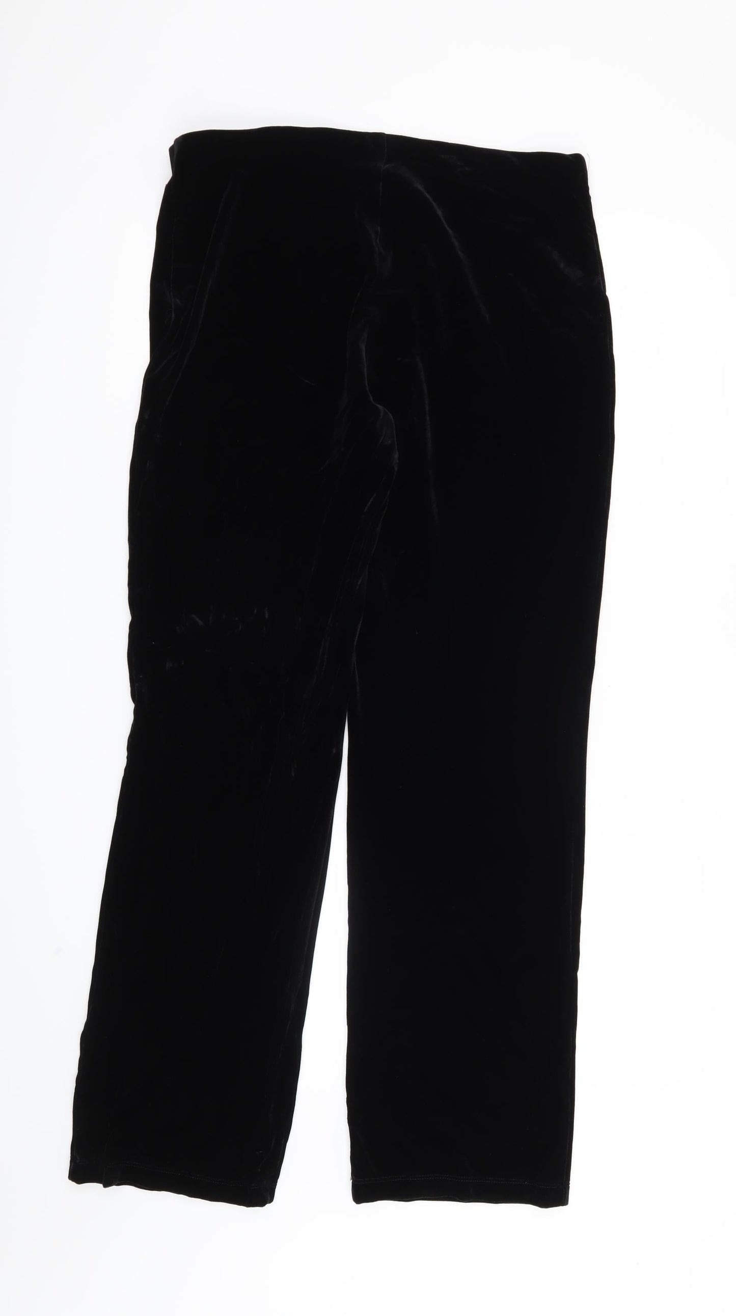Womens UK Size 14 Marks and Spencer Regular Fit  Black Trousers