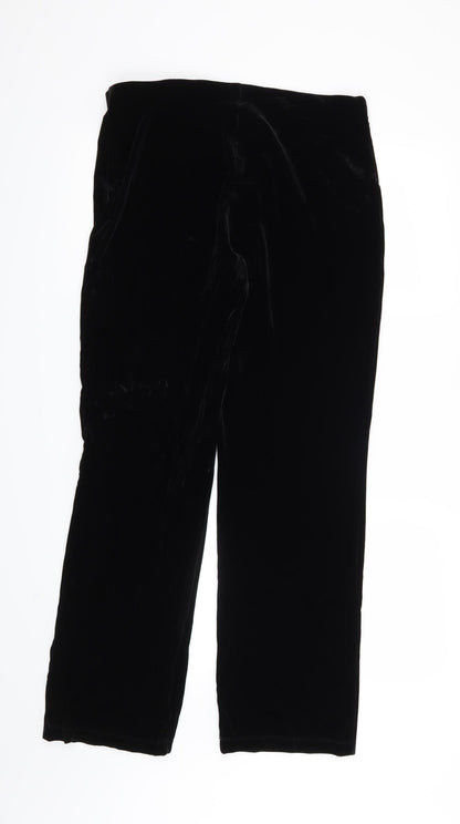 Womens UK Size 14 Marks and Spencer Regular Fit  Black Trousers