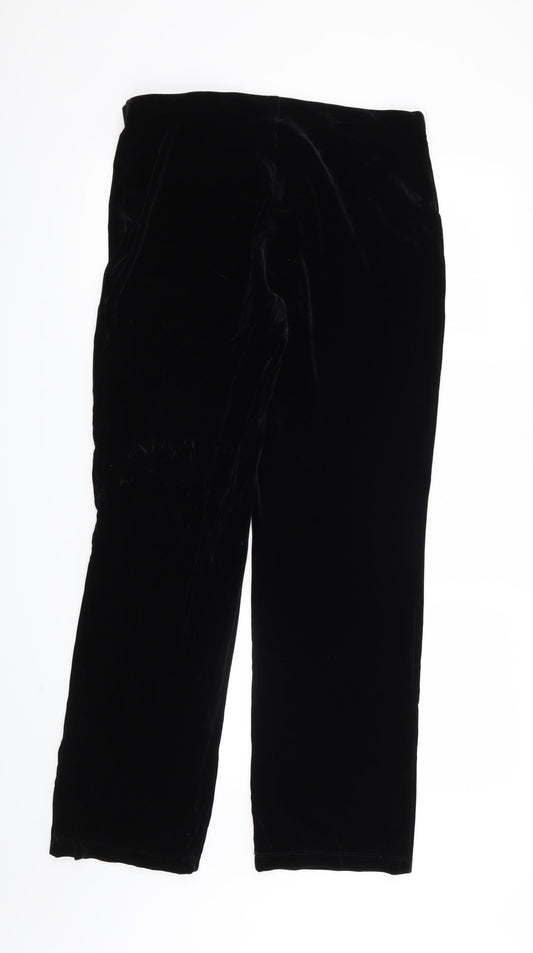 Womens UK Size 14 Marks and Spencer Regular Fit  Black Trousers