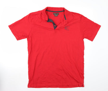 Atlas for Men Mens Red    Polo Size M