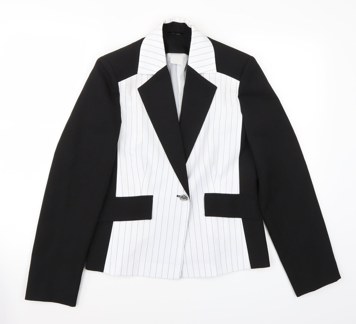 Womens UK Size  Preworn Regular Black Blazer