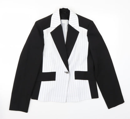 Womens UK Size  Preworn Regular Black Blazer