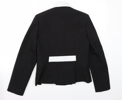 Womens UK Size  Preworn Regular Black Blazer