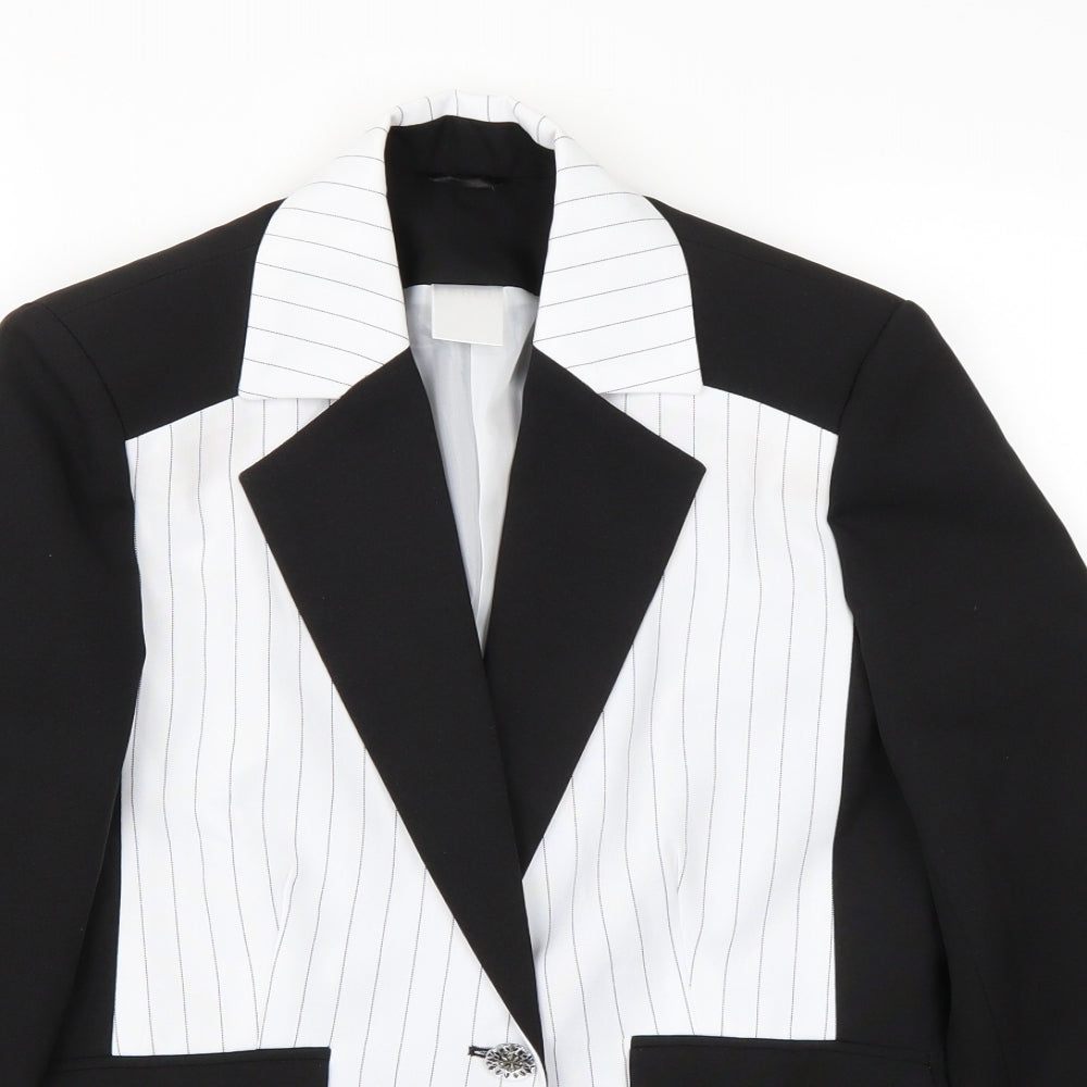 Womens UK Size  Preworn Regular Black Blazer