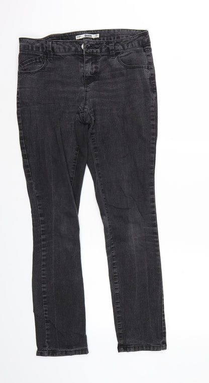 Dorothy Perkins Womens Black   Straight Jeans Size 8 L29 in