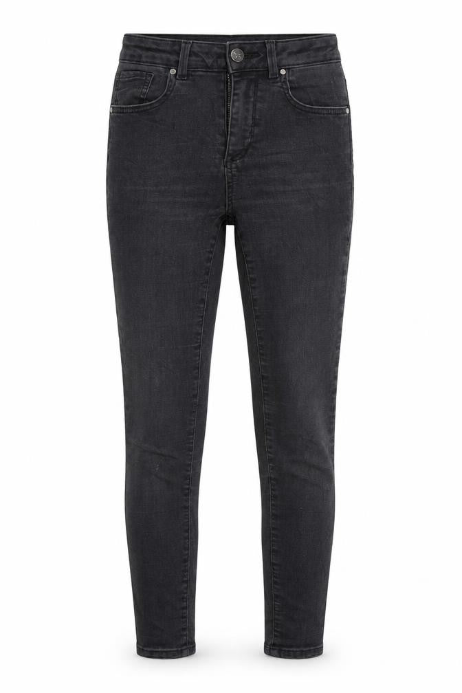 Womens UK Size XS Never denim Regular Fit Straight Black Jeans