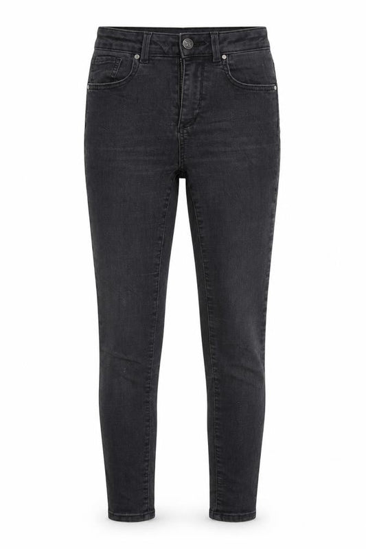 Womens UK Size XS Never denim Regular Fit Straight Black Jeans