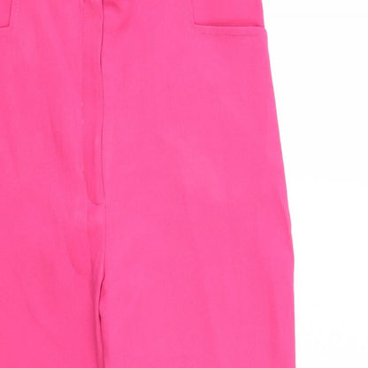 Here + There Womens Pink   Cropped Trousers Size 30 L23 in