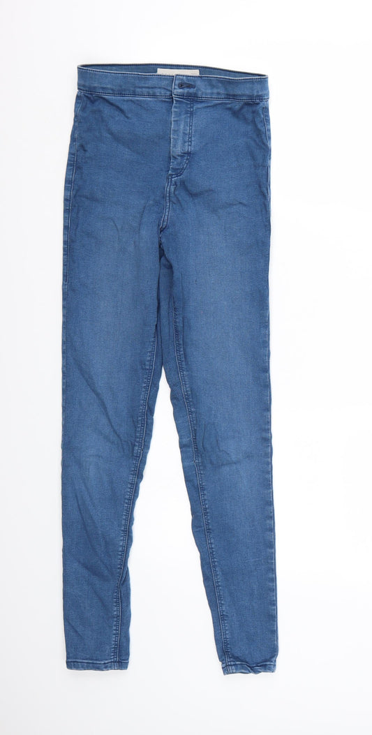 Topshop Womens Blue   Skinny Jeans Size 26 L28 in