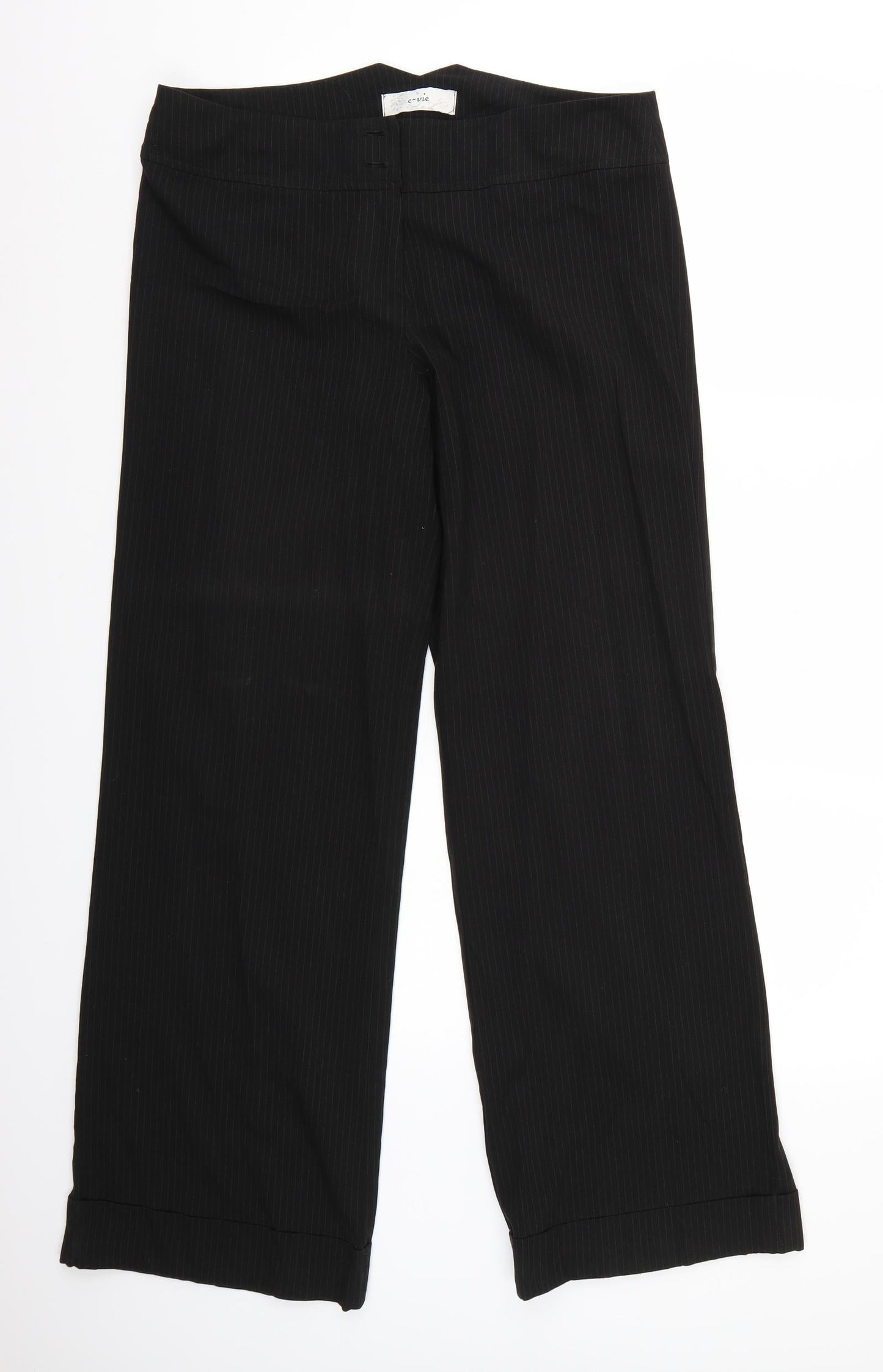 Womens UK Size 16 Evie Regular Fit  Black Trousers