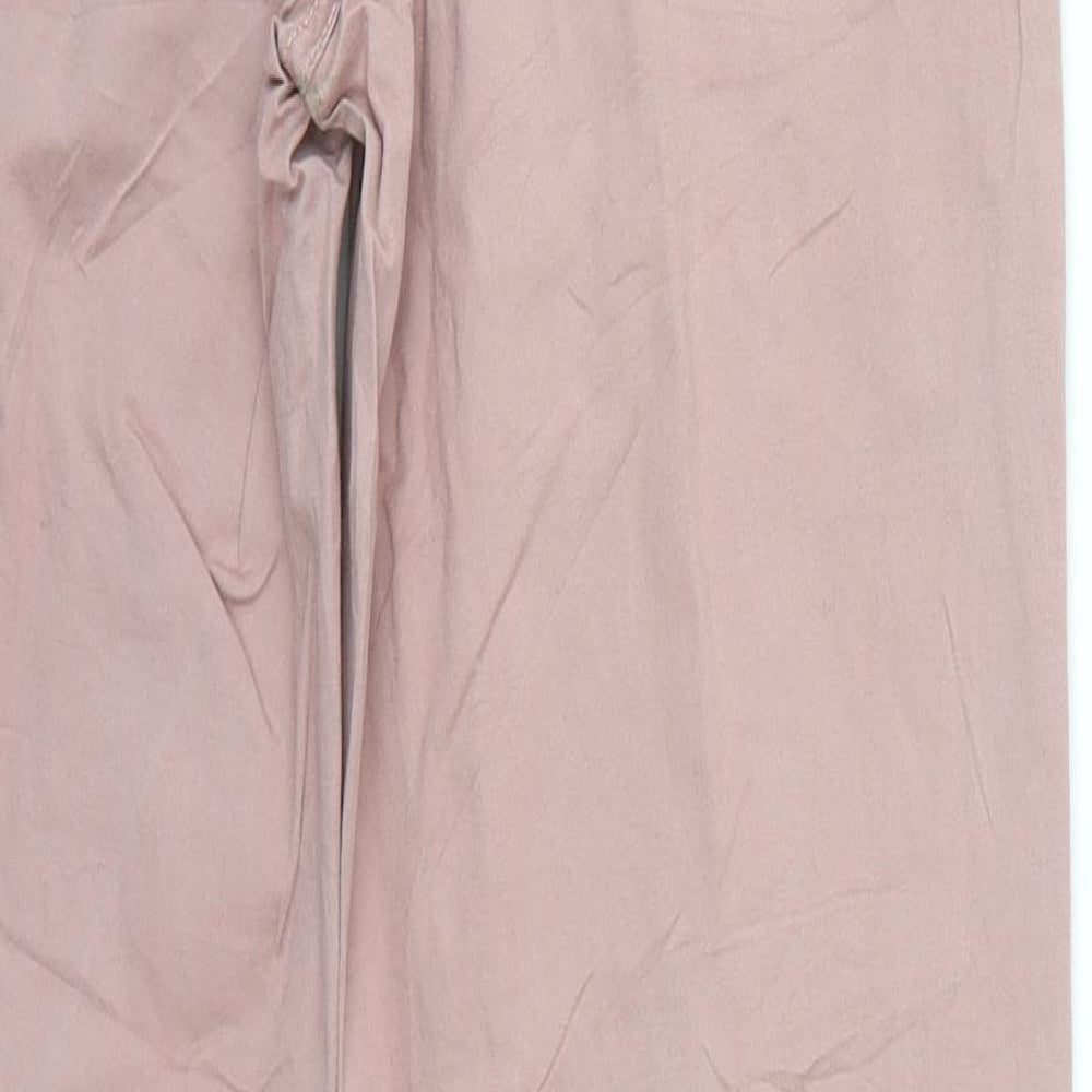 Womens UK Size 36 Up Fashion Regular Fit  Pink Trousers