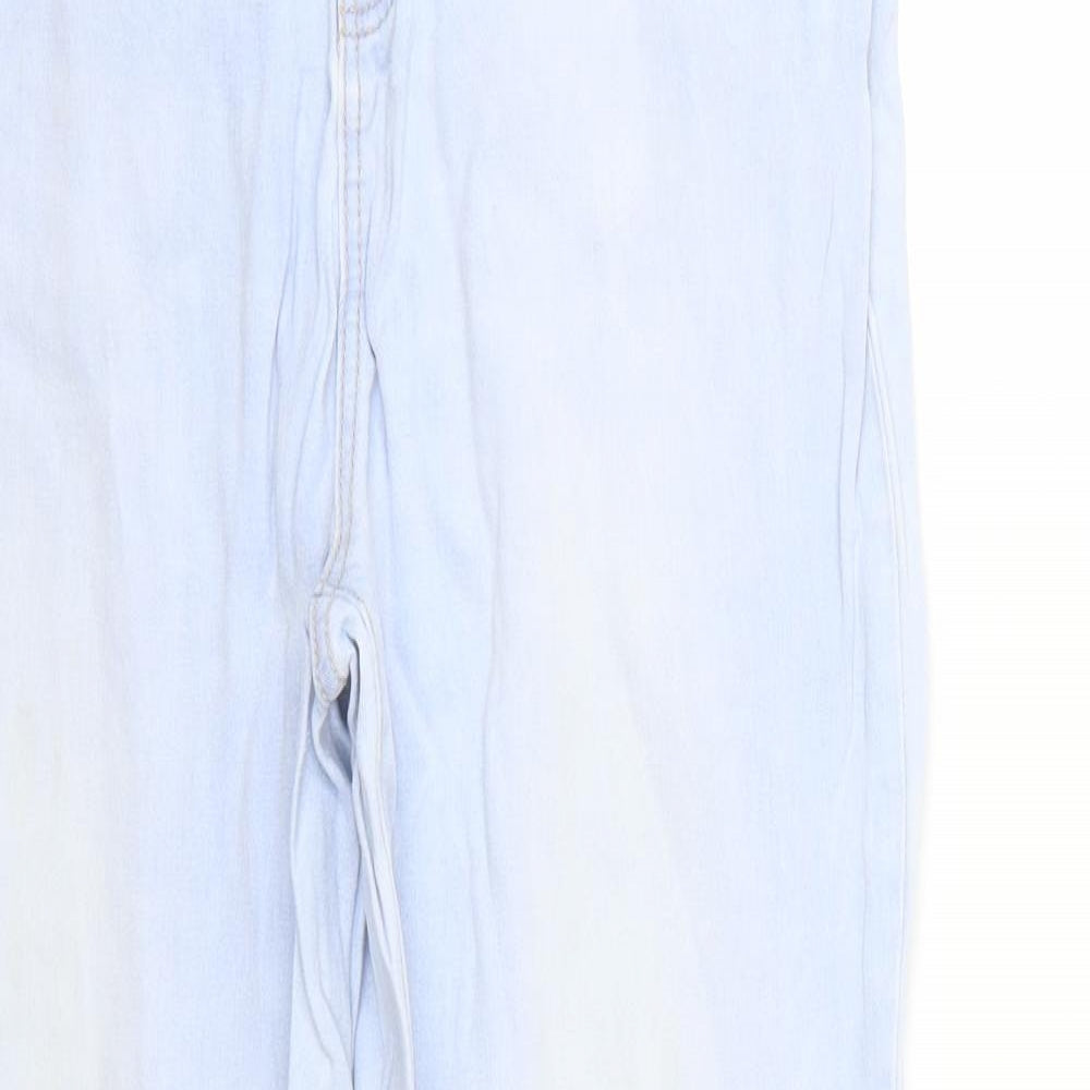 Womens UK Size 14 Preworn Regular Fit Skinny Blue Jeans