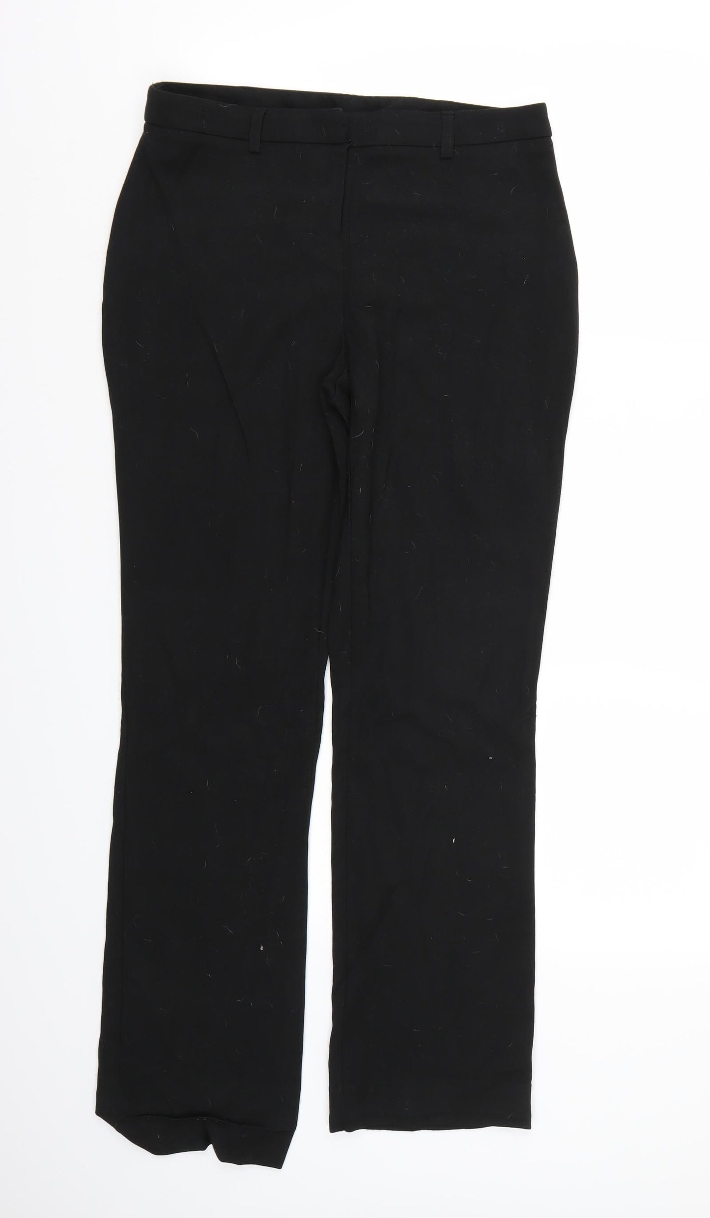 Womens UK Size 8 Dorothy Perkins Regular Fit  Black Trousers