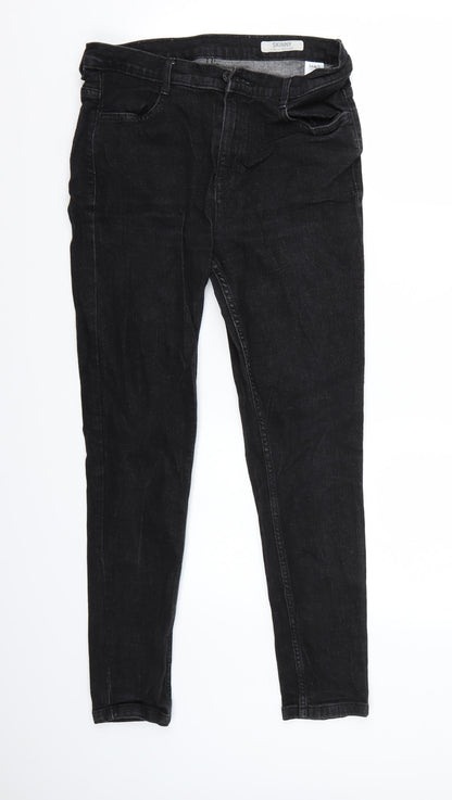 Womens UK Size 12 Marks and Spencer Regular Fit Skinny Black Jeans