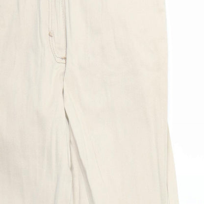 being casual Womens Beige   Cropped Jeans Size 12 L30 in