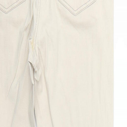 being casual Womens Beige   Cropped Jeans Size 12 L30 in