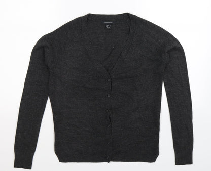 Atmosphere Womens Grey  Knit Cardigan Jumper Size 6