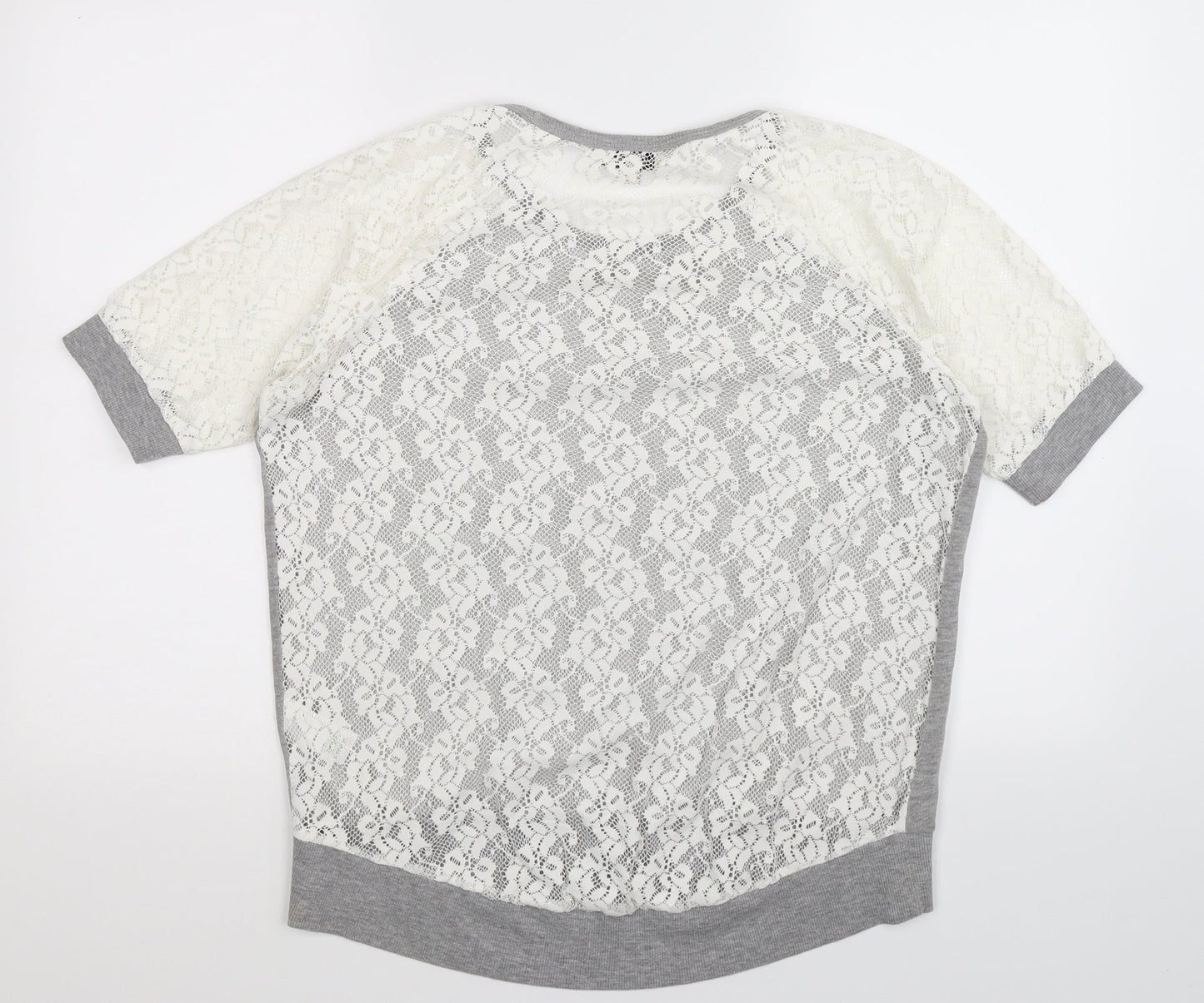 Papaya Womens Grey   Pullover Sweatshirt Size 12