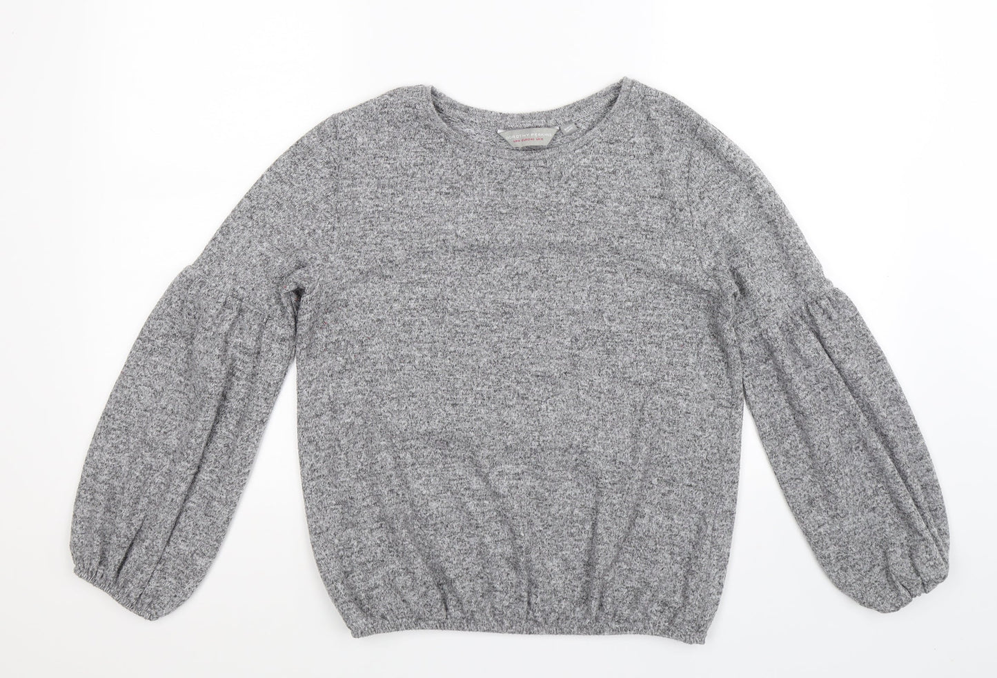 Dorothy Perkins Womens Grey  Knit Pullover Jumper Size 12