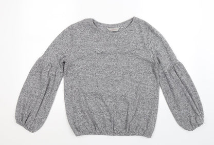 Dorothy Perkins Womens Grey  Knit Pullover Jumper Size 12