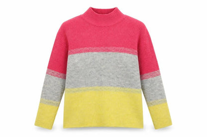 M&Co Womens Multicoloured  Knit Pullover Jumper Size 12
