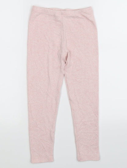 Matalan Girls Pink Solid  Cami Pyjama Pants Size 7 Years