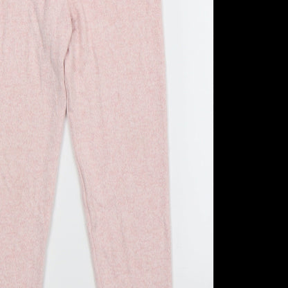 Matalan Girls Pink Solid  Cami Pyjama Pants Size 7 Years