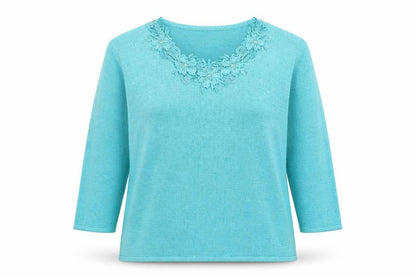Preworn Womens Blue  Knit Pullover Jumper Size L