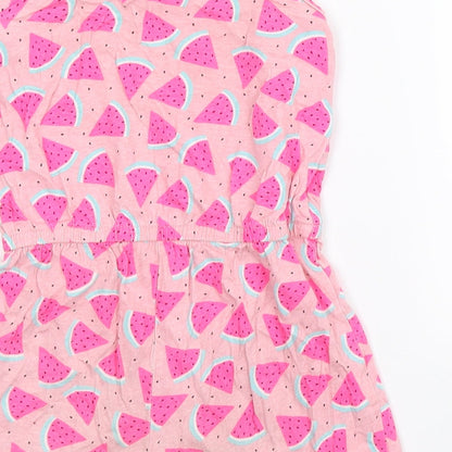 Primark Girls Pink   Playsuit One-Piece Size 4-5 Years