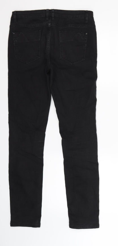 Denim Co Womens Black  Denim Skinny Jeans Size 8 L29 in