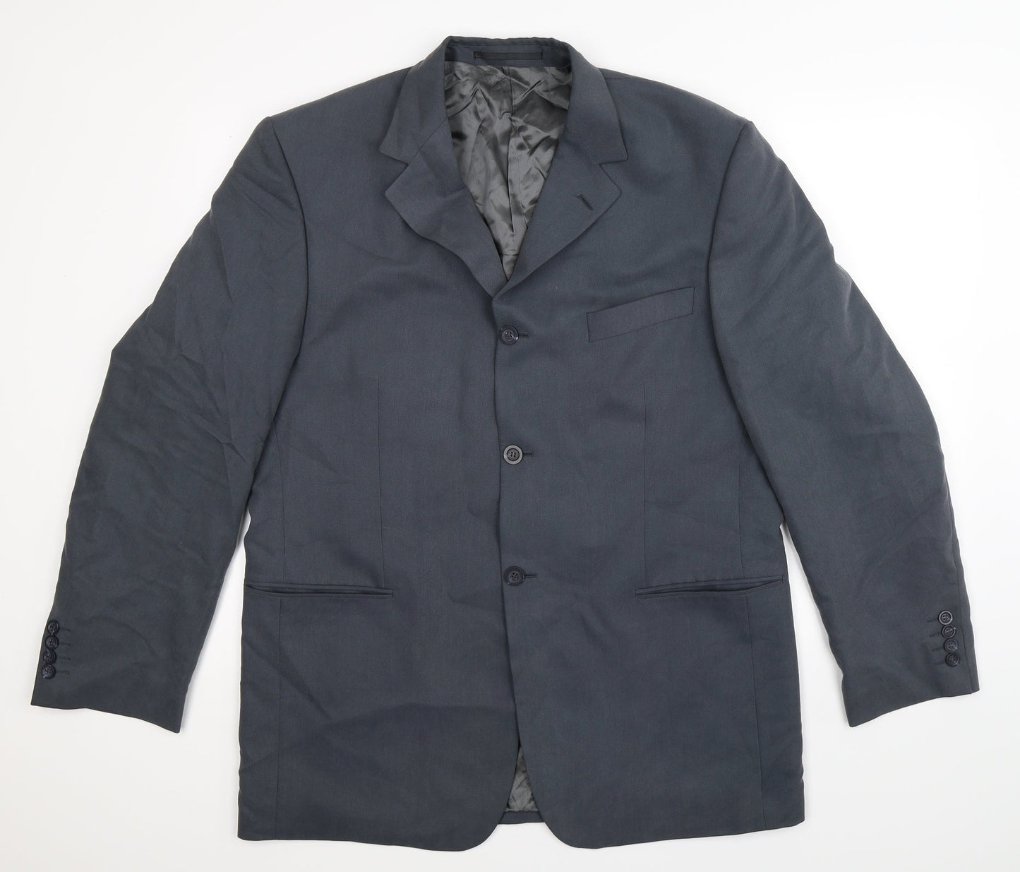 Mens UK Size 44 Tom English Regular Grey Suit Jacket