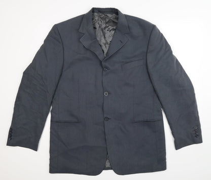Mens UK Size 44 Tom English Regular Grey Suit Jacket