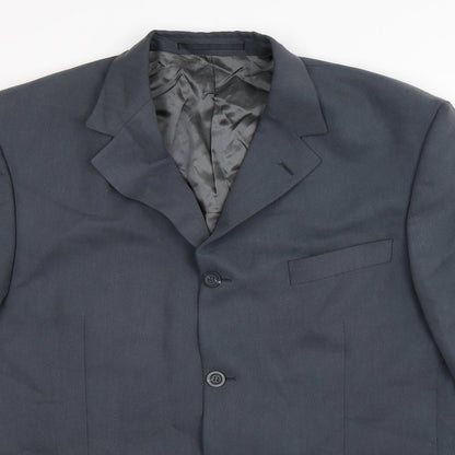 Mens UK Size 44 Tom English Regular Grey Suit Jacket